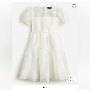 J Crew girls organza dress